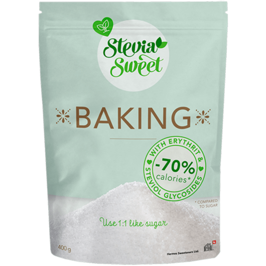 SteviaSweet Baking mit Stevia und Erythrit 70 % weniger Kalorien