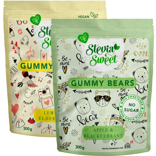 steviasweet gummy bears trial pack without sugar