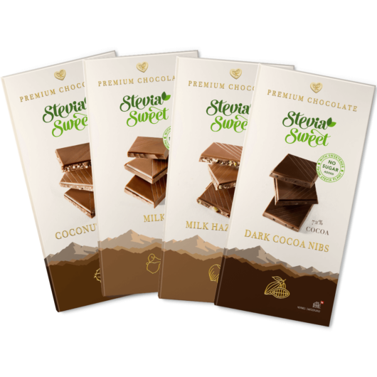 SteivaSweet Probier Pack Premium Chocolate ohne Zucker