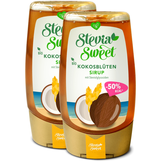 steviasweet organic coconut blossom duo-pack less calories