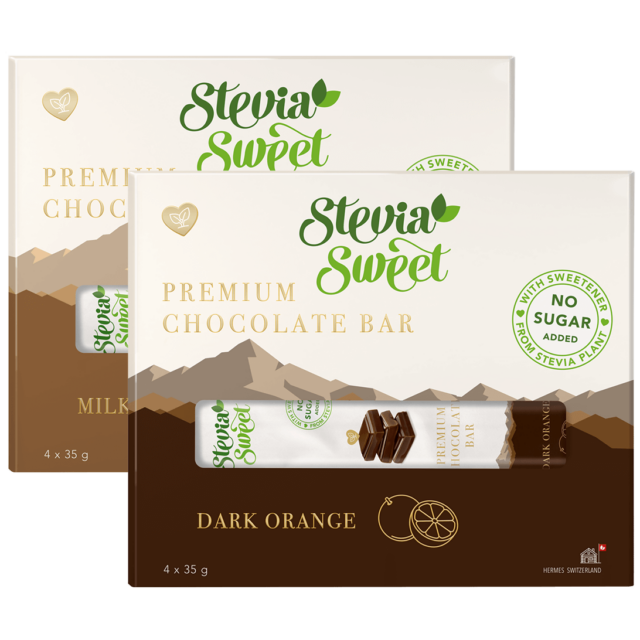 steviasweet schokoriege probier-pack ohne zucker